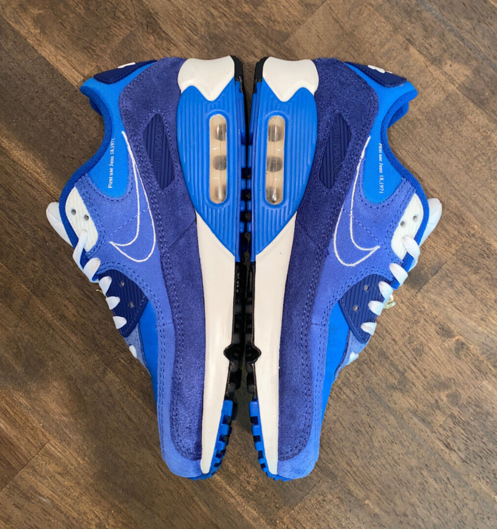 Size 8 Nike Air Max 90 SE Signal Blue New Without Box | eBay