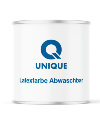 Q UNIQUE Latexfarbe 2L   Hochdeckende & Abwaschbare Wand- und Deckenfarbe | Matt
