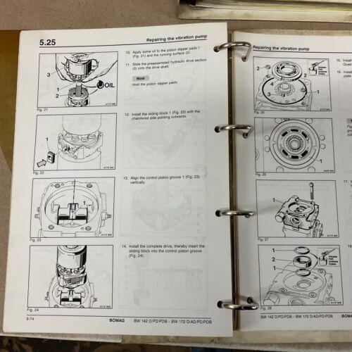 Bomag BW142 D-2 BW172 PD-2 SERVICE SHOP REPAIR MANUAL VIBRATORY COMPACTOR ROLLER - Picture 7 of 7