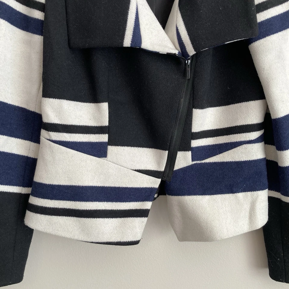 Chaqueta Blazer Classiques Entier Mujer Mezcla Lana Cuello Cremallera Talla Mediana Foto 3 de 4