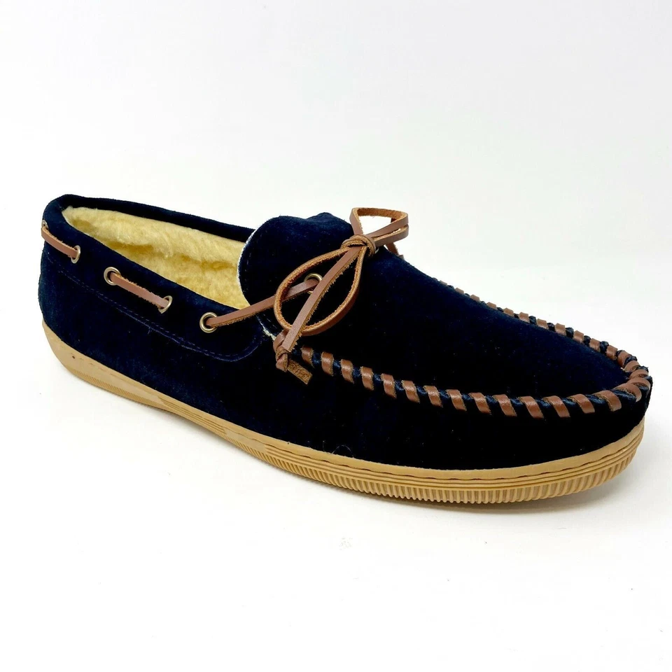 Zapatos informales sin cordones Tamarac by Slippers International Arizona azul marino para hombre talla 13 Foto 2 de 4