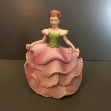 1982 The Flower Maidens of The Year VICTORIA The Lady Carnation Figurine