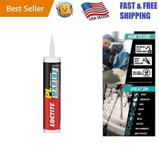 PL Marine Fast Cure Sealant - 10 oz Waterproof Adhesive for Fiberglass  More