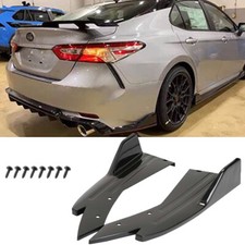 Gloss Black Rear Bumper Spoiler Splitter Lip Diffuser Body Kits For Toyota Camry