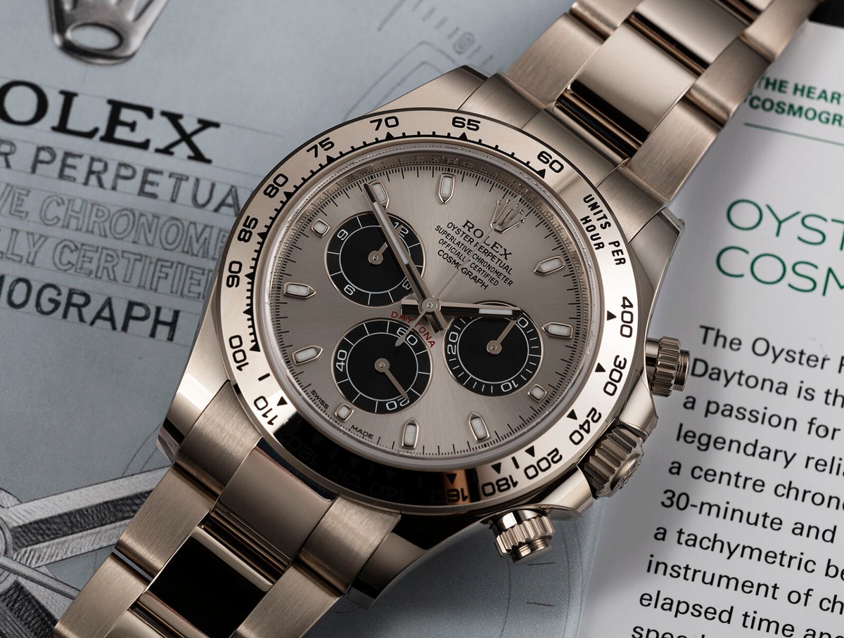 Rolex Daytona Cosmograph 18kt WG 'Steel-Black' Panda Edition