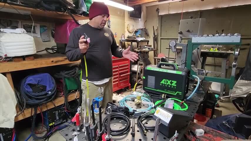 AIXZ 5 in 1 Welding Machine 250 Amp Aluminum TIG Welder MMA / AC