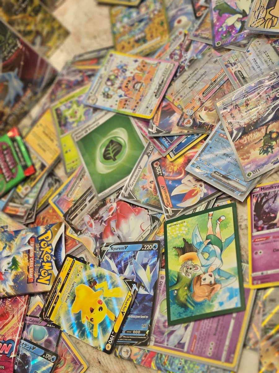 Pokemon Card Lot X100 OFFICIAL TCG Cards + 7Ultra Rare Pokemon Card Lot X100 OFFICIAL TCG Cards + 7Ultra Rare