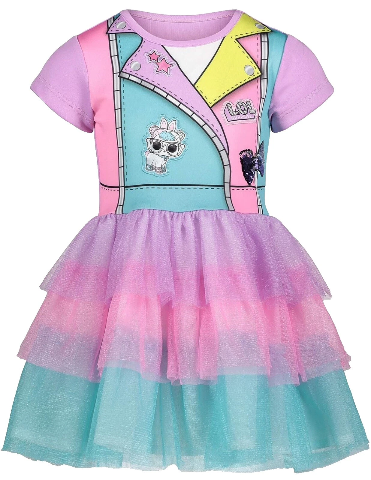 Vestidos de fiesta de plata para niñas Tutu Dress