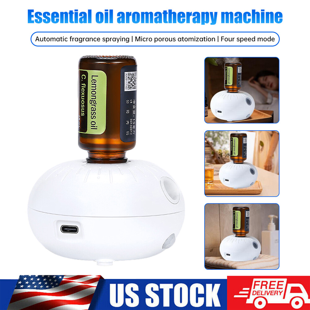 US Aroma Diffuser Humidifier Scented Oil Fresh Air Purifier - White (No Oil)
