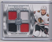 2020-21 Upper Deck The Cup Foundations Quad Jersey Philipp Kurashev RC /99