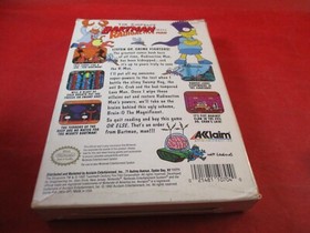 The Simpsons Bartman Meets Radioactive Man (Nintendo NES) COMPLETE w/ Box poster