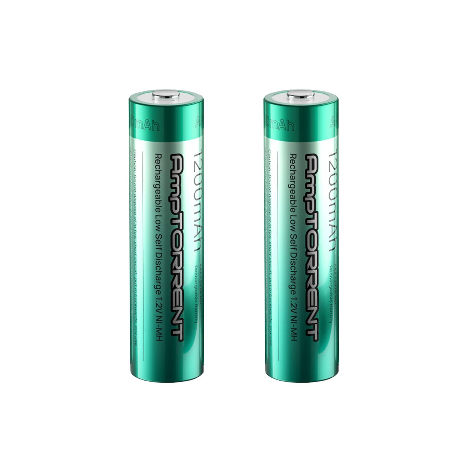 AmpTORRENT 1200mAh NiMH Rechargeable AAA Batteries Pack of 1-image