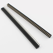 10Pcs 2mm Pitch 40 Pin Female Single Row Right Angle Pin Header Strip