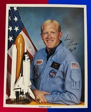 SAM GEMAR STS ASTRONAUT SIGNED AUTOGRAPHED NASA WSS LITHO SCCS VERIFIED