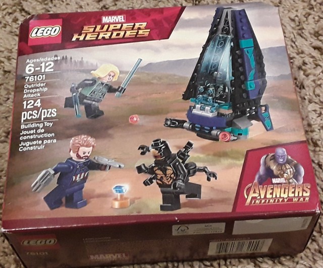 lego infinity war outrider dropship attack