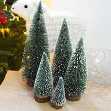 Mini Christmas Tree Fake Pine Tree Ornaments Holidays Party Home Festival Decor