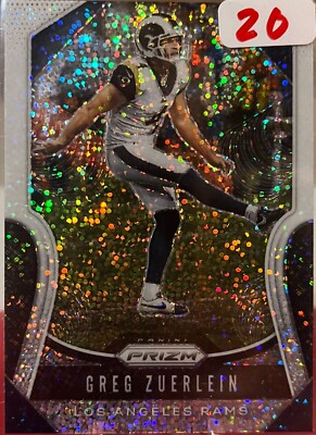 2019 Prizm Greg Zuerlein #247 White Sparkle Rams!