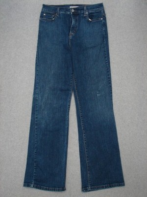 PJ01438 2007 **LEVI'S** 512 PERFECTLY SLIMMING BOOT CUT WOMENS JEANS sz10M DARK