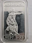 1973 Liberty Mint Labor Day Proof Blank Reverse LBTY12v 1oz Silver Bar 999