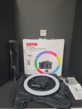 Pro Series Sunpak 12" Multi-color Vlogging Kit ring Light Wireless Remote