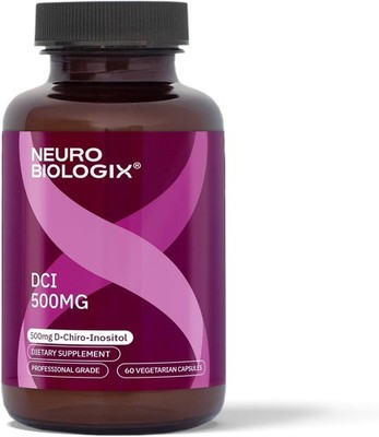 Neurobiologix D-Chiro Inositol 500MG -60 Veg Capsules Hormone Metabolism Support