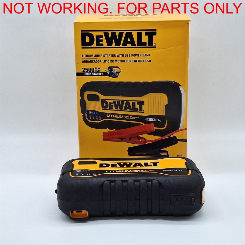 DeWalt DXAELJ25C 2500 Peak Amp Lithium Jump Starter -NOT WORKING-