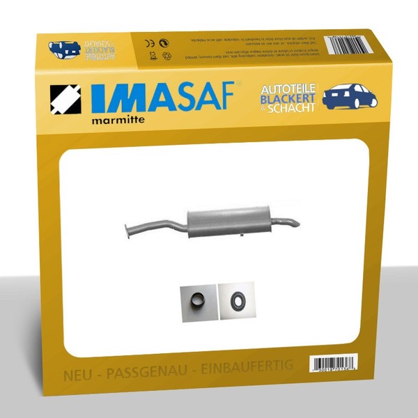 Imasaf ESD Auspuff Endtopf für Fiat Croma (154) 2500 D, EndschalldäMpfer-image