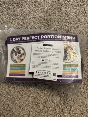 Epicure Perfect Portion Scoops, NEW