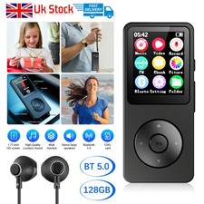 128GB Lossless Music Player Support Bluetooth MP4/MP3 FM Radio Recorder Sport