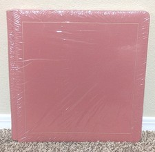 Creative Memories Album 12x12 Red W Gold Trim NEW with neutral colored pages