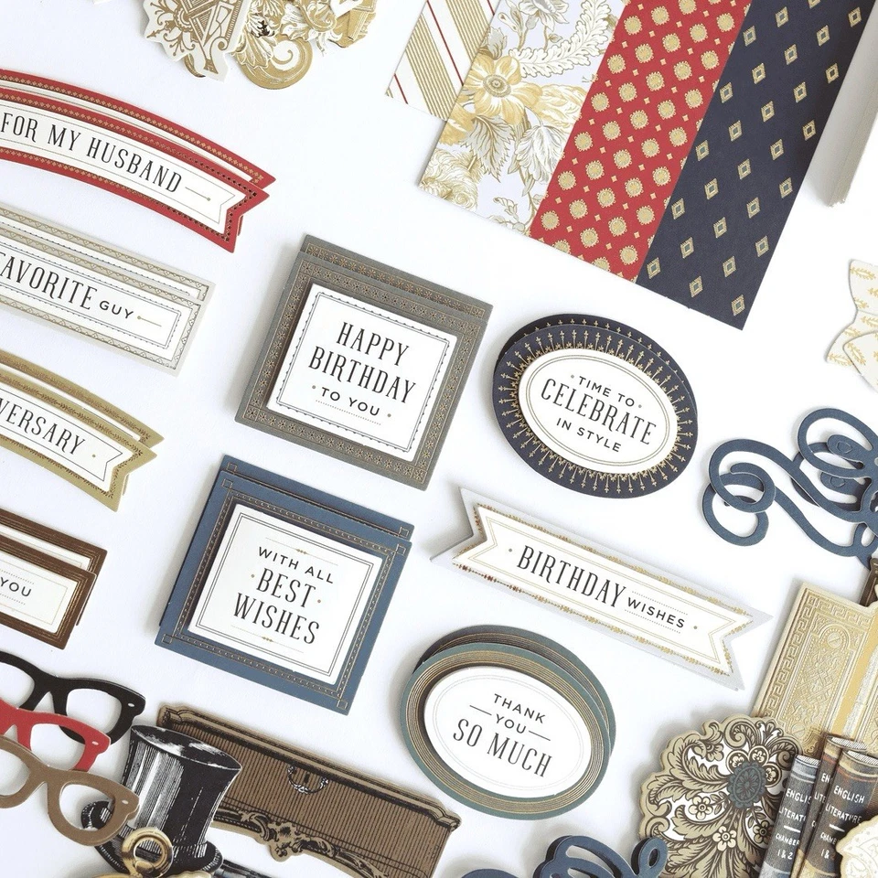 Anna Griffin Carte Homme Card Making Kit    See Description Below - Image 4 of 4