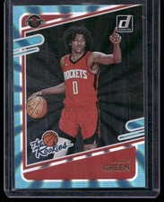 2021-22 Donruss #2 Jalen Green The Rookies Holo Teal Laser