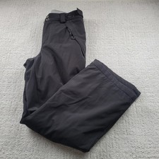 Gerry Snow Pants Mens S Black Polyester Insulated Adjustable Waist Zip Pockets