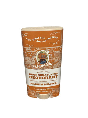 Dr. Squatch  Odor-Squatching  Deo, DRUNK N PUMPKIN (2.65 oz stick) 