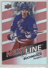 2016-17 Upper Deck Overtime Next in Line Red Rainbow 9/25 Pavel Buchnevich 1c1