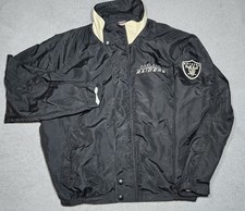 Vintage Mirage Team NFL Oakland Raiders Jacket - Black Size XLarge