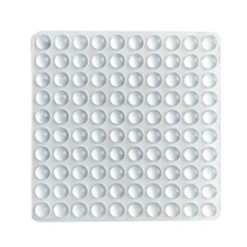 100 Adhesive Bumper Pads for Drawers, Furniture, Glass Tops - Clear