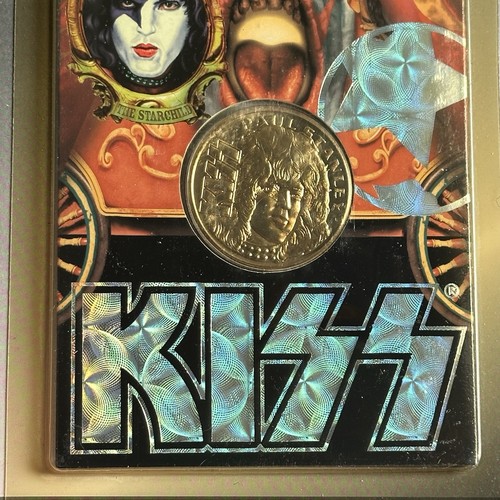 Paul Stanley KISS Band Vintage Liberty Mint Psycho Circus World Tour Coin Token - Picture 3 of 3