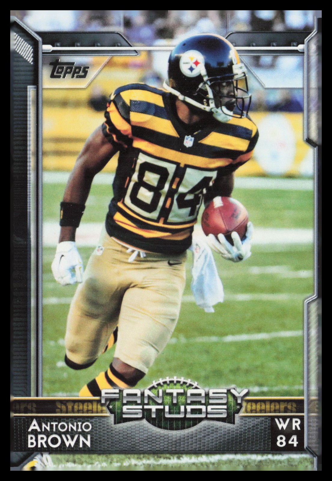 2015 Topps #326 Antonio Brown Pittsburgh Steelers Football Card