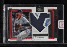 2022 Panini Three and Two Rookie Jerseys Red 6/8 Shane Baz #RJ-SB uk2