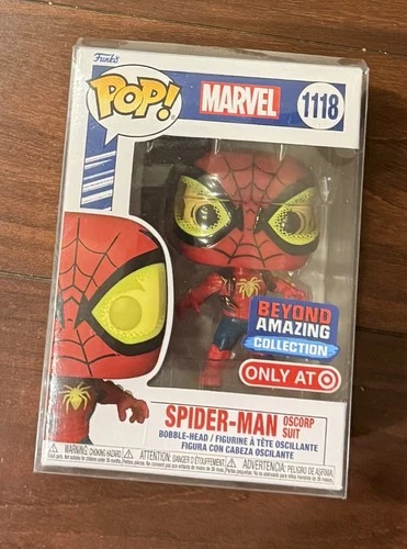 Funko Pop! Marvel Spider-Man Oscorp Suit #1118 Target Exclusive Beyond Amazing