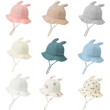 Baby Sonnenhut Kleinkind Jungen Mädchen Sommer Eimer Hut Kinder Mütze UPF 50+
