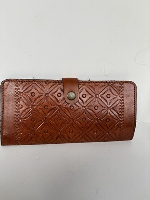 Vintage handbesetzte faltbare Geldbörse im marokkanischen Stil Münzbörse Sehr guter Zustand