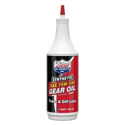 Lucas Oil 10121 SAE 75W-140 Synthetic Gear Oil/Transmission and Differential Lub