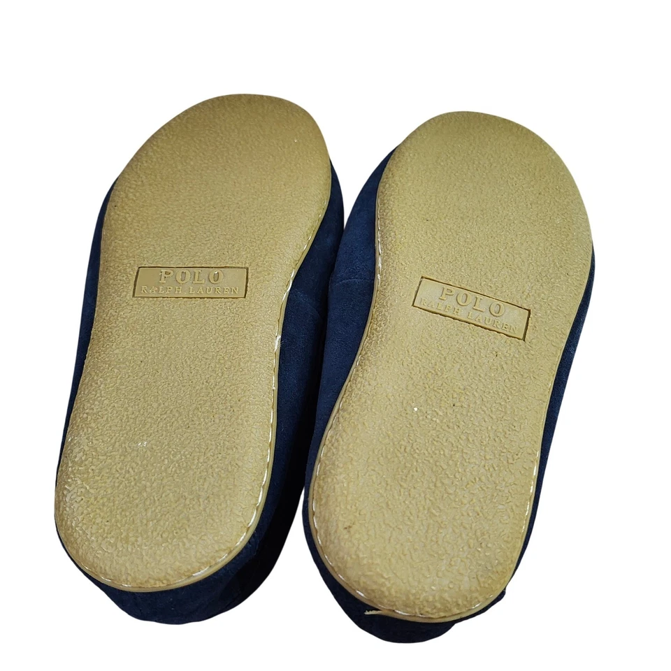 Zapatillas mocasín Polo Ralph Lauren Collins Bear, gamuza azul, talla 8, mocasines Foto 4 de 4