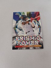 2021 Topps Chrome Baseball Eloy Jimenez Chicago White Sox Prismic Power #PP-7