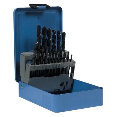 24021 Pro Grade Black Oxide Drill Set, 21 Piece, Made in The USA