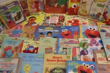 Sesame Street Book Lot of 10 RANDOM Mix Kids Picture Books Preschool Toddler
