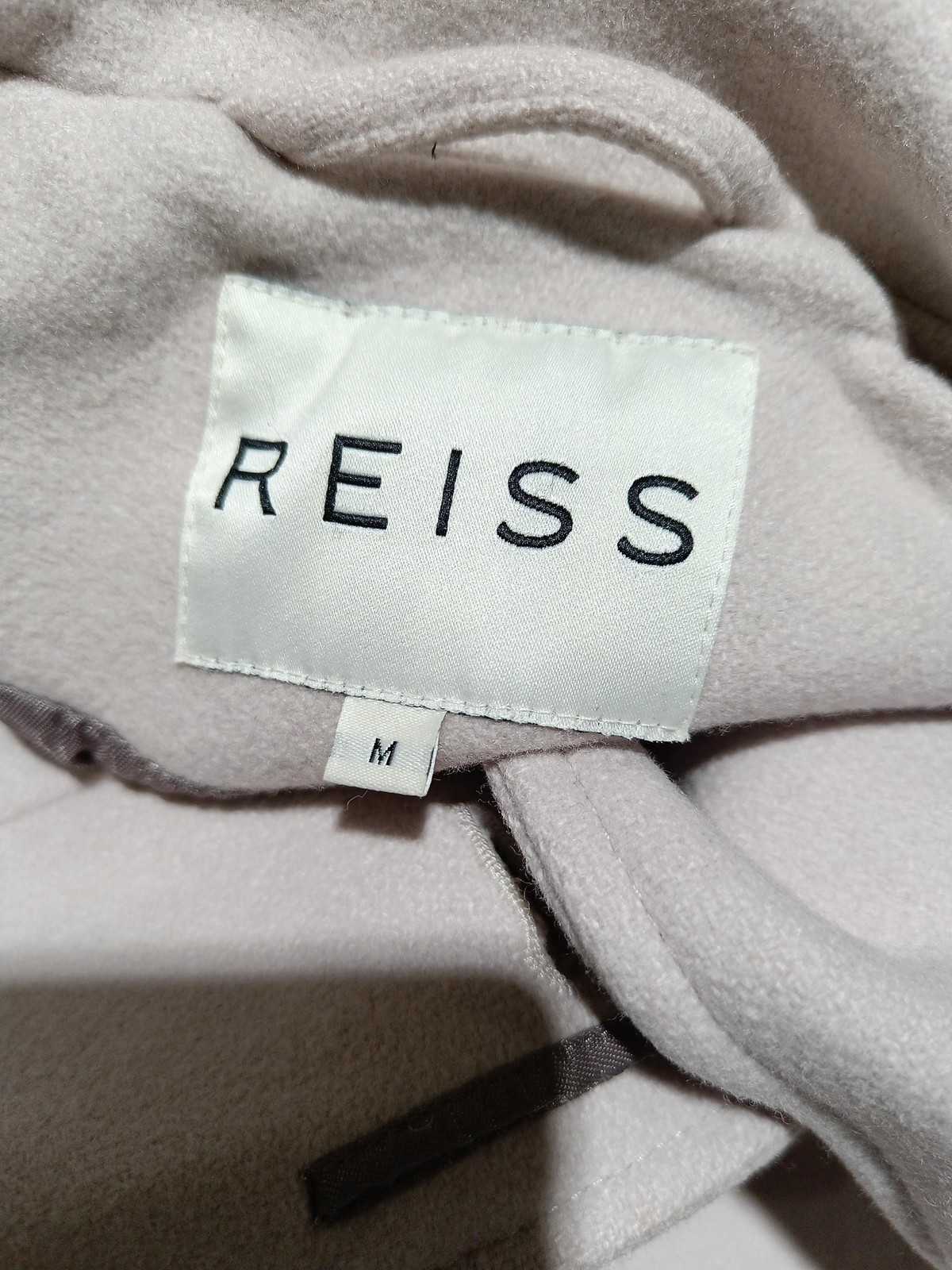 Reiss Women's Coat M Pink Wool with Polyamide, Cashmere, Viscose Overcoat image 5