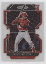 2022 Panini Prizm White Wave Prizm Cody Wilson #94 0a3